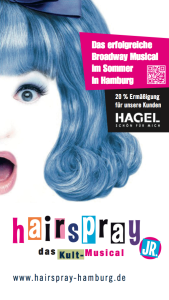Facebook-Gewinnspiel: Gewinnt 10x2 Freikarten für das Musical "Hairspray"!