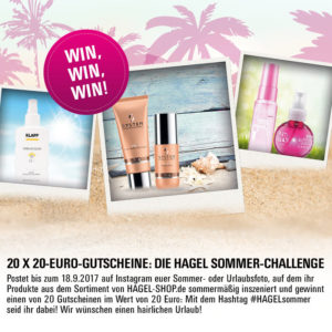 20 x 20 Euro-Gutscheine gewinnen: Die #HAGELsommer Instagram Challenge!