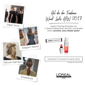 L'Oréal im Fashion-Fieber: Lancôme Juicy Shaker gratis mit TecniArt