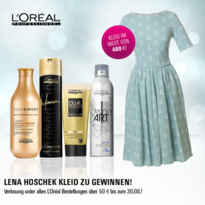 L'Oréal Professionnel X Lena Hoschek: Kleid im Wert von 480 Euro zu gewinnen