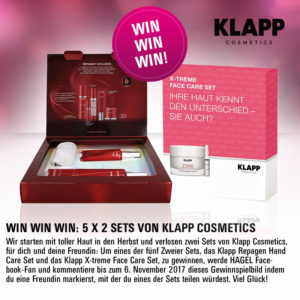 Facebook-Gewinnspiel: 5 x 2 Sets von Klapp Cosmetics!