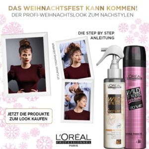Frisuren-Inspiration: Der Weihnachts-Look zum Nachstylen!