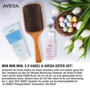 Oster-Gewinnspiel auf Facebook: 5 X personalisierte Aveda Oster-Sets!