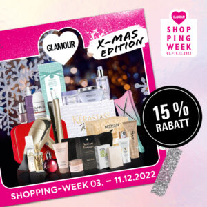 Glamour Xmas Shopping Week 2022: 15% auf alles!